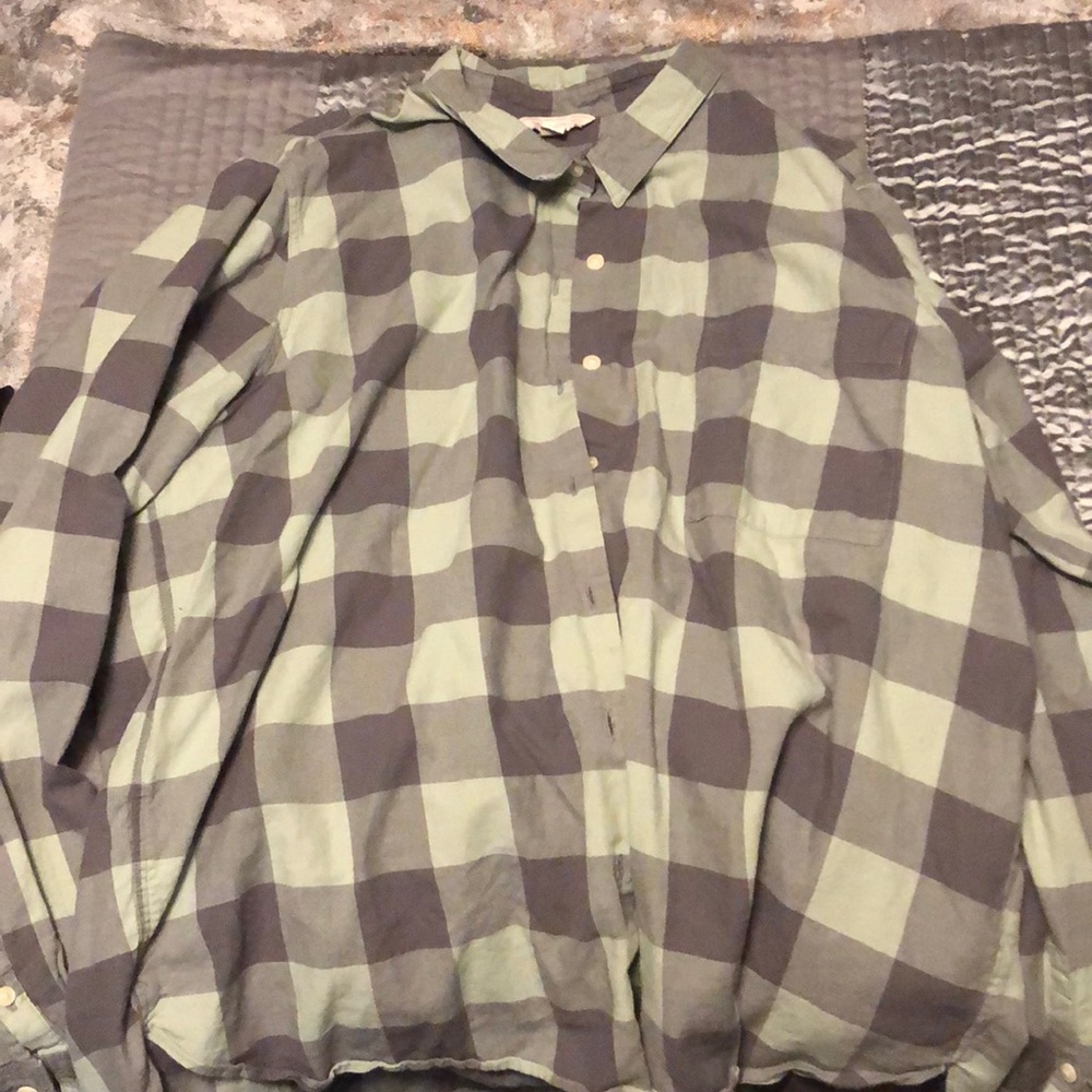 Green Plaid shirt